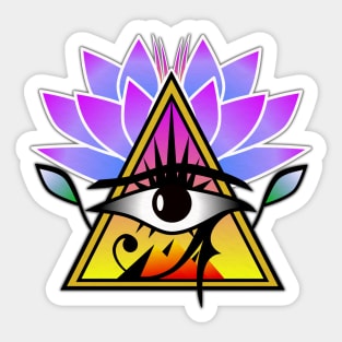 Eye of Horus (colorized) Sticker